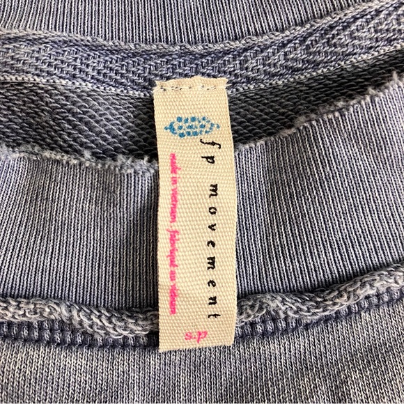 FP Movement by Free People Metti Sweatshirt in Navy Small - Picture 12 of 12